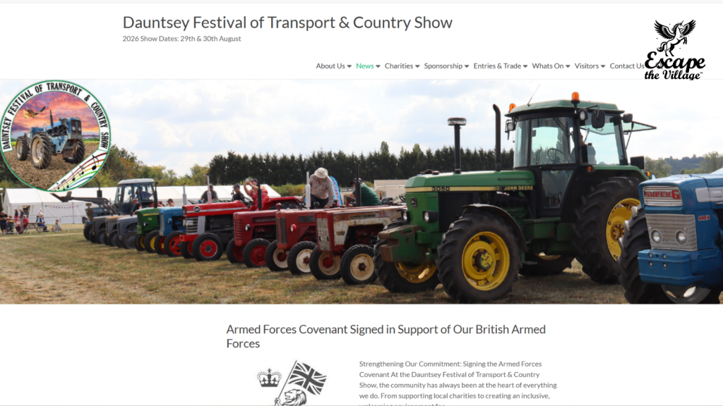 Dauntsey Festival website