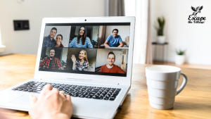 Zoom meeting with the team